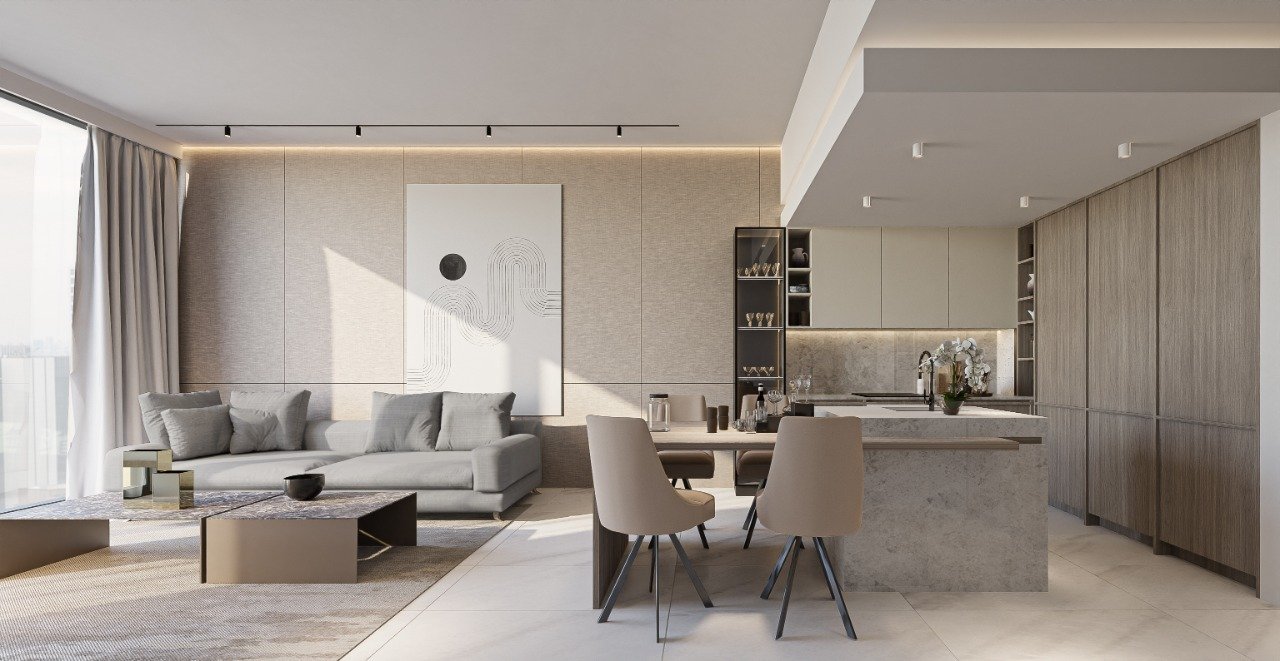Living + Kitchen Room